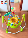 Ghế nhảy Jumperoo Jungle màu xanh chân cong