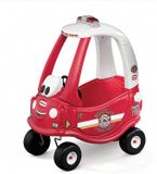 Xe ô tô chòi chân cảnh sát cứu hỏa trắng đỏ Little Tikes