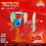 Cầu trượt xích đu mini hình cây Little Tikes