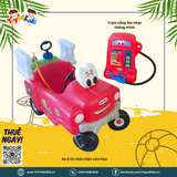 Combo Xe ô tô chòi chân cứu hỏa Little Tikes + Trạm xăng âm nhạc thông minh Little Tikes