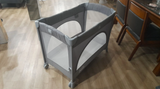 Nôi du lịch gấp gọn Joie Kubbie Sleep Foggy Gray