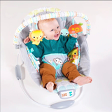 Ghế rung họa tiết động vật hoang dã Bright Starts