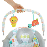 Ghế rung họa tiết động vật hoang dã Bright Starts
