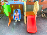 Cầu trượt xích đu mini hình cây Little Tikes