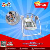 Ghế nằm xích đu âm nhạc khỉ con Bright Starts