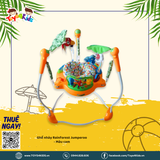 Ghế nhảy Jumperoo Rainforest màu cam, chân cong