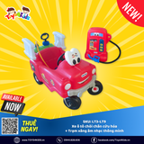 Combo Xe ô tô chòi chân cứu hỏa Little Tikes + Trạm xăng âm nhạc thông minh Little Tikes