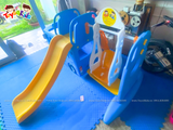 Nhà chơi cầu trượt quây bóng xe Bus Tayo kết hợp xích đu 4 trong 1
