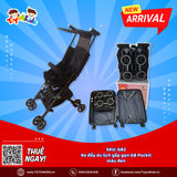 Xe đẩy du lịch gấp gọn GB Pockit màu đen