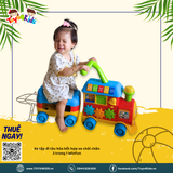 Xe tập đi tàu hỏa kết hợp xe chòi chân 2 trong 1 Winfun