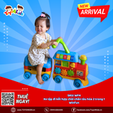 Xe tập đi tàu hỏa kết hợp xe chòi chân 2 trong 1 Winfun
