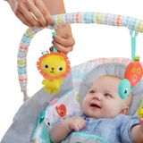 Ghế rung họa tiết động vật hoang dã Bright Starts