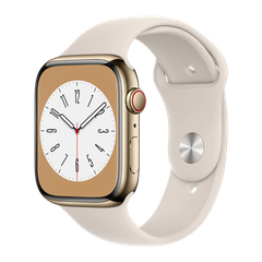 Apple Watch Series 8 45mm (LTE) Viền thép dây cao su nhập khẩu