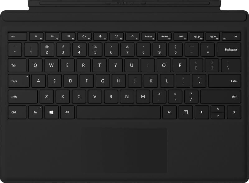 Bàn phím Surface Pro X Màu đen Black