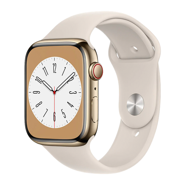 Apple Watch Series 8 41mm (LTE) Viền thép dây cao su nhập khẩu