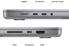 MacBook Pro 16 M2 Max (2023) 12CPU/38GPU/32GB/1TB Nhập Khẩu