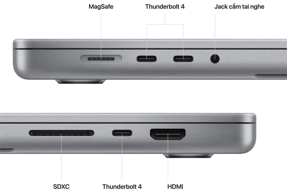 MacBook Pro 16 M2 Pro (2023) 12CPU/19GPU/16GB/1TB Nhập Khẩu