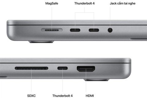 MacBook Pro 16 M2 Max (2023) 12CPU/30GPU/64GB/1TB Nhập Khẩu
