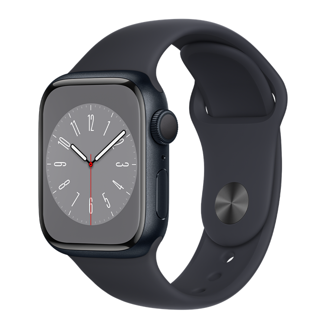 Apple Watch Series 8 41mm (GPS) Viền nhôm dây cao su nhập khẩu
