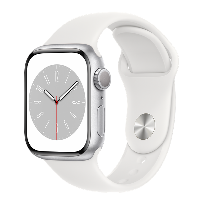 Apple Watch Series 8 45mm (GPS) Viền nhôm dây cao su nhập khẩu