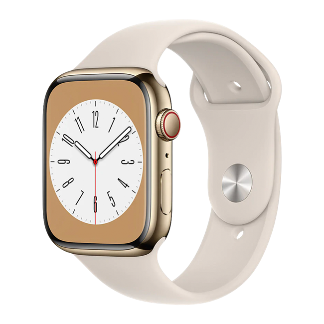 Apple Watch Series 8 45mm (LTE) Viền thép dây cao su chính hãng VN/A