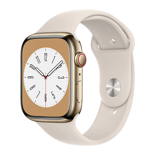 Apple Watch Series 8 41mm (LTE) Viền thép dây cao su chính Hãng VN/A