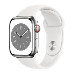 Apple Watch Series 8 45mm (LTE) Viền thép dây cao su chính hãng VN/A