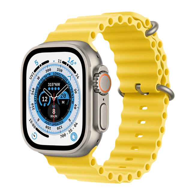 Apple Watch Ultra 49mm (LTE) Viền Titan dây cao su Ocean nhập khẩu