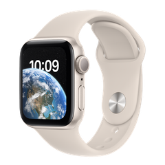 Apple Watch SE2 (2022) 44mm (GPS) Viền nhôm dây cao su nhập khẩu