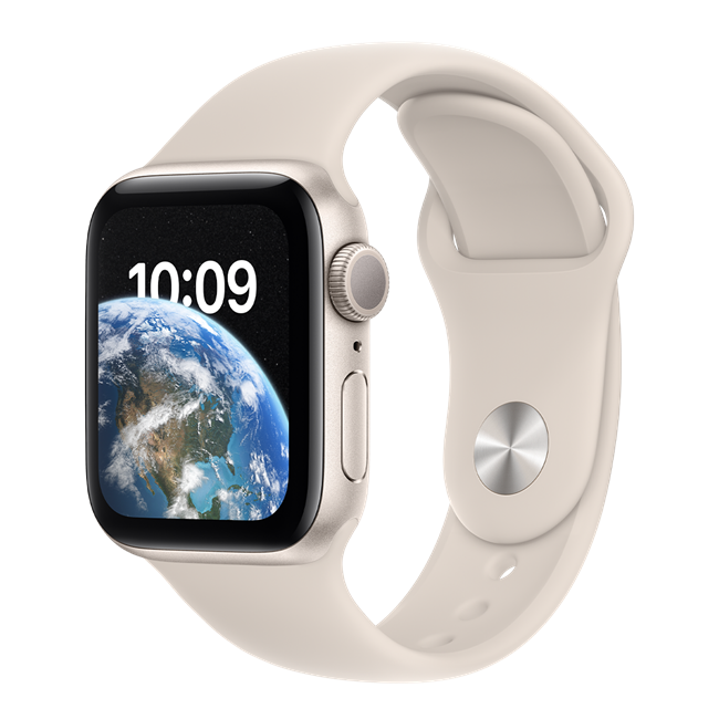 Apple Watch SE2 (2022) 40mm (GPS) Viền nhôm dây cao su nhập khẩu