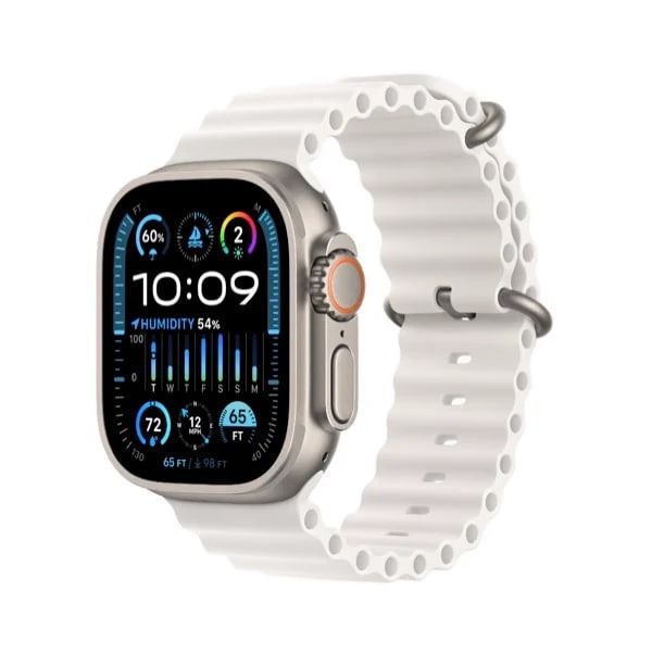 Apple Watch Ultra 2 GPS + Cellular 49mm viền Titanium DâyOcean Band Chính Hãng VN/A