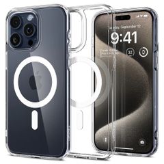 Ốp lưng iPhone 15 Pro Max Spigen Crytal Hybrid Magfit