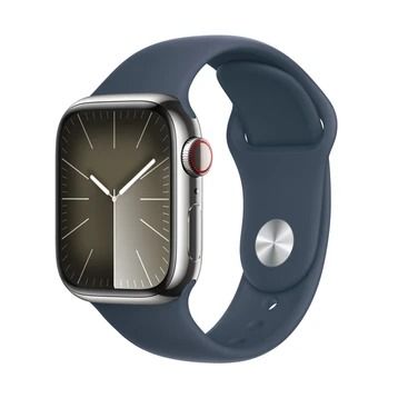 Apple Watch Series 9 LTE 45mm Viền thép Dây cao su chính hãng VN/A