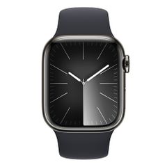 Apple Watch Series 9 LTE 45mm Viền thép Dây cao su chính hãng VN/A