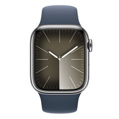 Apple Watch Series 9 LTE 45mm Viền thép Dây cao su chính hãng VN/A