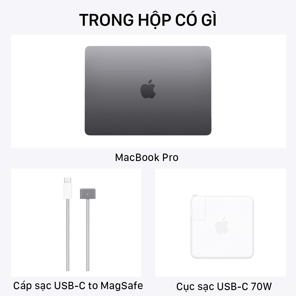 MacBook Pro 14 inch M3 Pro 12CPU/18GPU/36GB/512GB Chính hãng VN