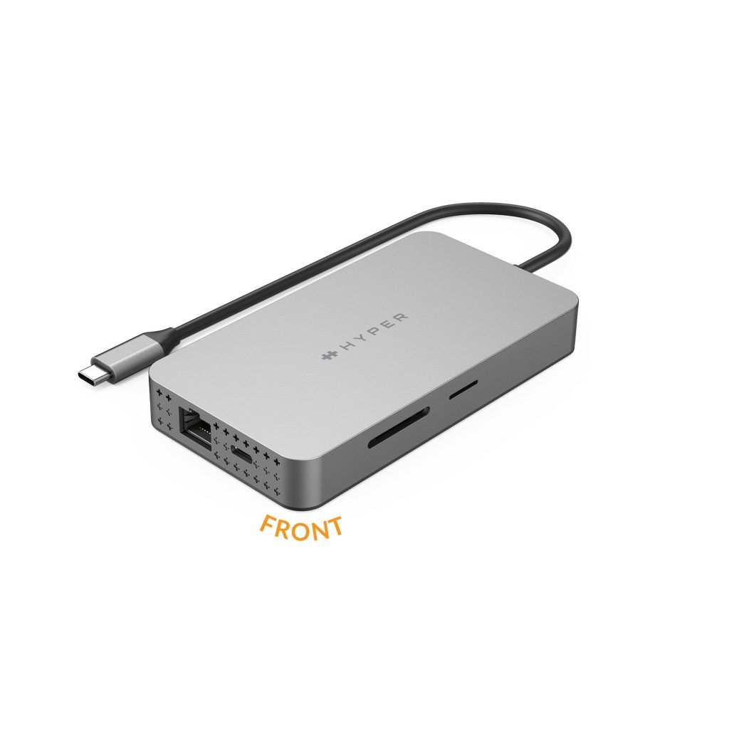 Cổng chuyển HYPERDRIVE DUAL 4K HDMI 10-IN-1 (2 MÀN HÌNH) USB-C HUB FOR MACBOOK M1/M2 HDM1H