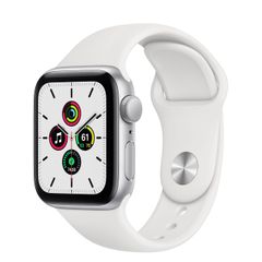 Apple Watch SE Silver Aluminum Case with Sport Band (GPS)