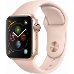 Apple Watch Series 4 Gold Aluminum Case with Pink Sand Sport Band (GPS)