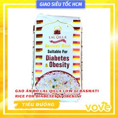 gao chuyen dac biet cho nguoi tieu duong tu an do lal qilla low gi basmati rice for diabetes obesity 1kg