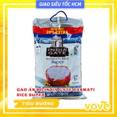 gao hat dai an do india gate super basmati rice phu hop nguoi tieu duong giam can 5kg