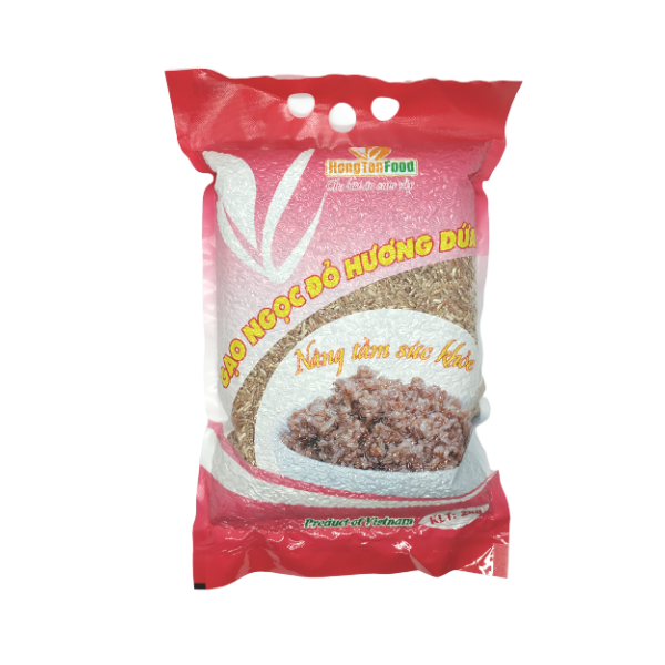Gạo đỏ Ngọc Đỏ Hương Dứa túi 2kg