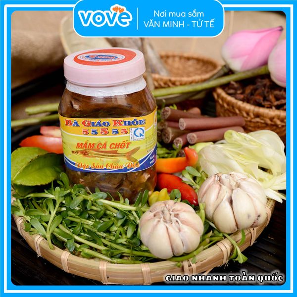 Mắm Cá Chốt hiệu Bà Giáo Khỏe Châu Đốc 500gr