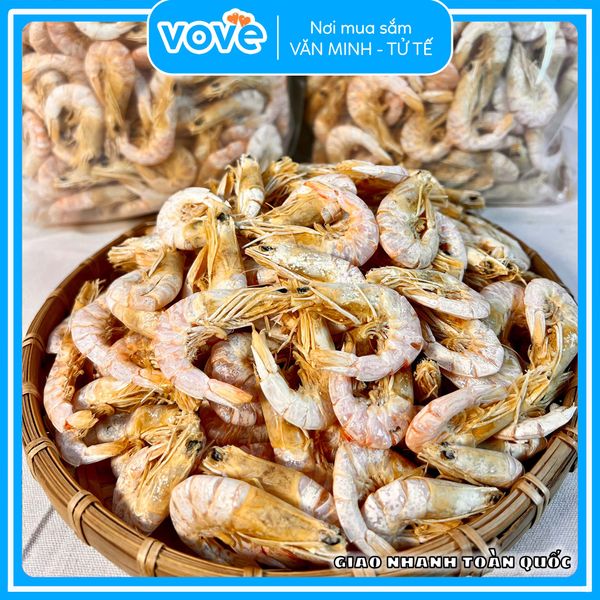 Tôm khô đất Cà Mau Thiên nhiên nguyên vỏ, 250gr
