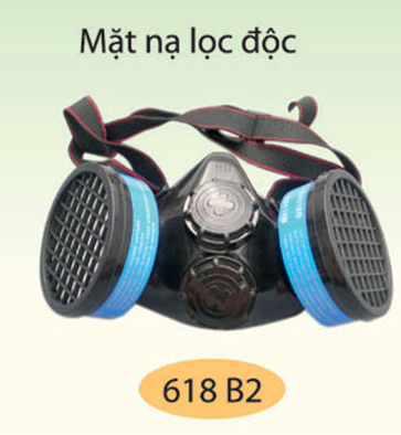 Mặt nạ lọc độc 2 fin lọc B (MM Đài Loan)