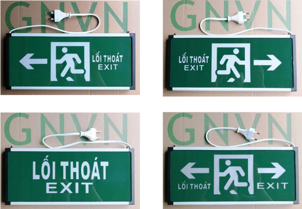 Đèn chỉ dẫn thoát hiểm EXIT HW 128 LED