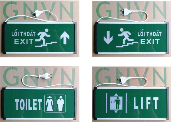  Đèn chỉ dẫn thoát hiểm EXIT HW 128 LED 