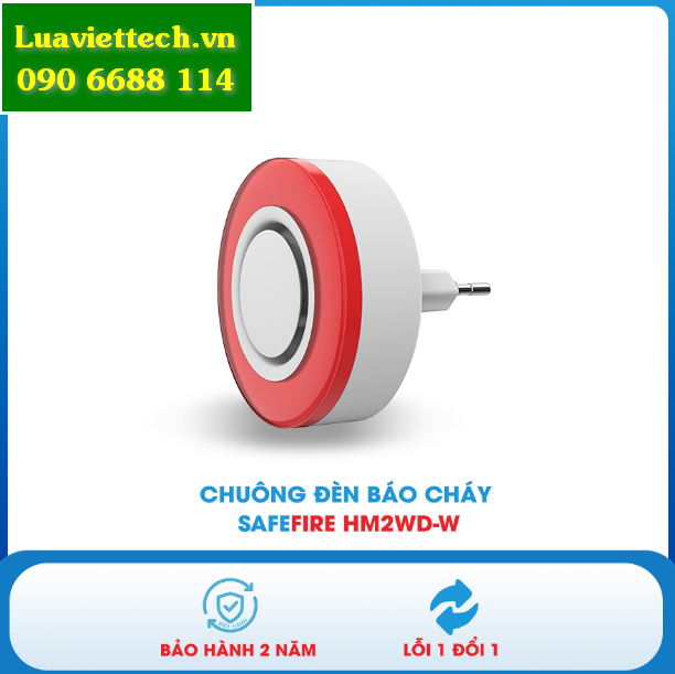 Chuông đèn báo cháy SafeFire HM2WD-W