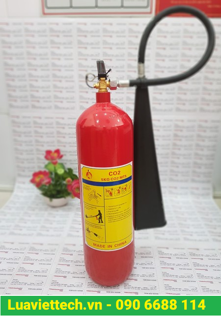 Bình chữa cháy khí CO2 5kg, hiệu Renan