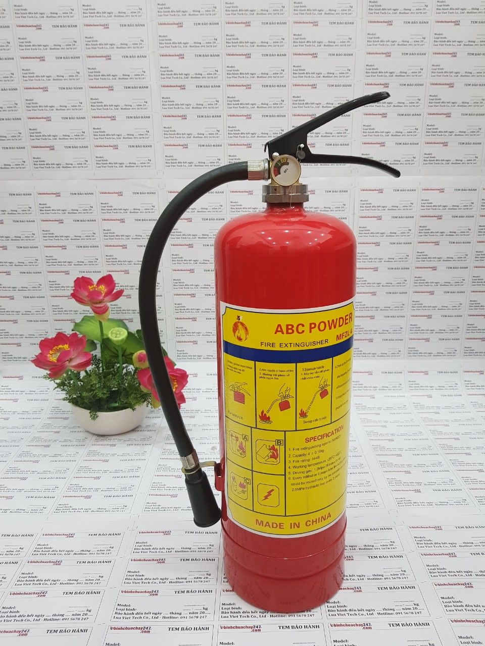 Bình chữa cháy bột 4kg